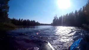 01 река Пулома от поселка  Амбарный