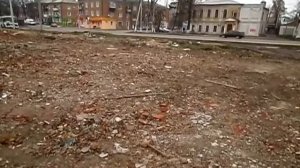 Борисоглебск, снесённый летний театр. 5.11.2013
