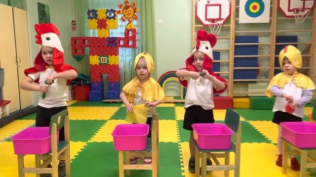 Сюжетная физкультура в младшей группе «Курочка и цыплята» смотреть онлайн