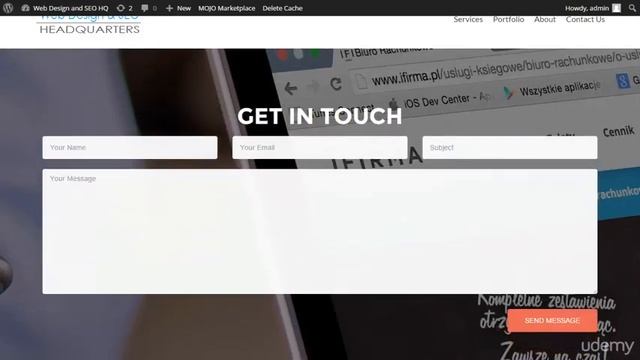 Finishing Your Web Design & SEO Business Wordpress Website
