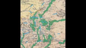 КАРТА ПОДМОСКОВЬЯ, 1930 ГОДА