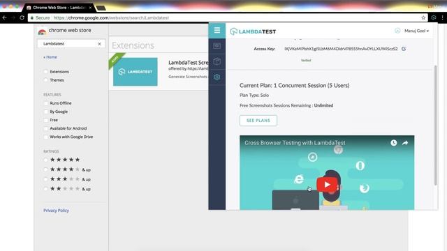 LambdaTest Chrome Extension For Automated Screenshots