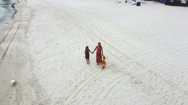 Остров Панган. Пляж Хаад Рин с высоты. Таиланд 2021