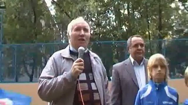 Открытие спортплощадки в Метрогородке