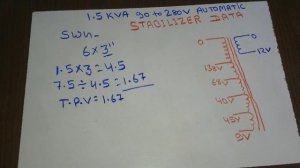 1.5kw automatic stabilizer data..