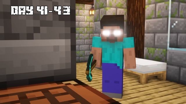 I Survived 100 DAYS as HEROBRINE in HARDCORE Minecraft! смотреть онлайн