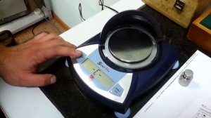 Калибровка весов Scout Pro