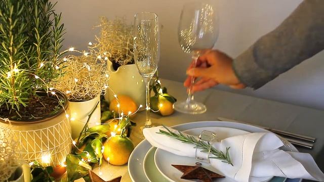 Новогодняя сервировка стола #рождество#новогодняясервировка#сервировкарождество#зимнийдекор