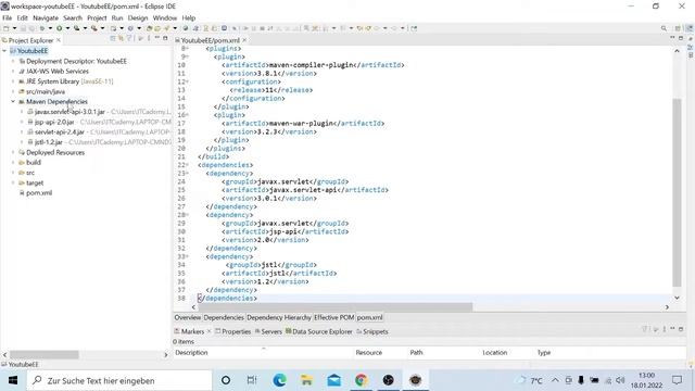 Java EE Tomcat - Tomcat einrichten & erste Anwendung  | Java EE Tutorial deutsch