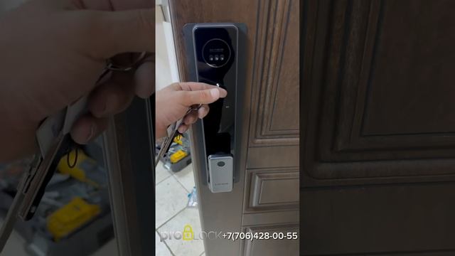 Автоматический замок на супер приложении Ttlock с функцией Face ID. Распознавание лица и отпечатка.