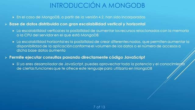 Introducción a MongoDB смотреть онлайн