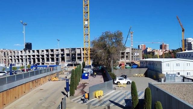 Барселона. Стадион Камп Ноу демонтируют для строительства нового больше вместительностью