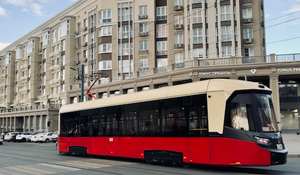 Пр.Гагарина, ТРК "Небо", пл.Пяти углов, ул.Горького, Ильинская, трамвай "Минин". Н.Новгород.