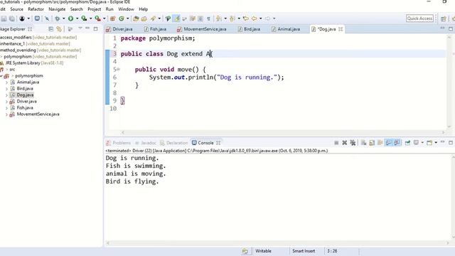 polymorphism, instanceof, downcasting, method overriding