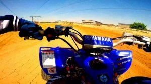 YFZILLA (YFZ450R) 1st training (первая тренировка по квадрокроссу)