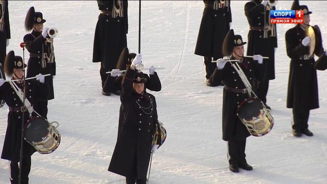 2015 02 12 Холмеколлен Награждение после индивидуальной гонки смотреть онлайн