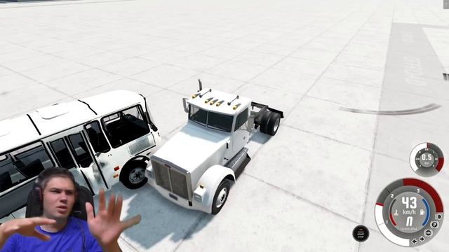 Краш тесты ПАЗ 32051 в BeamNG.drive//Frolov Ncap. смотреть онлайн