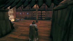 Маленький исторически достоверный дом викингов, построенный в игре Вальхейм