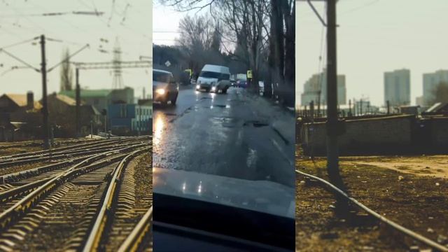 Воронеж: от асфальта по улице 60 Армии осталось одно название! ??