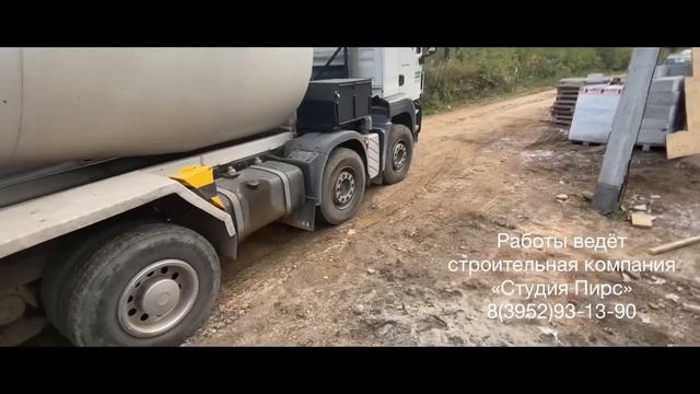 Монтаж перекрытия и стен второго этажа