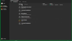 Как установить версию майнкрафта на официальном лаунчере