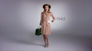 100 лет женской моды за 2 минуты