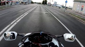 Первый раз прокатил на Suzuki gsx 1300 r hayabusa / Красавица держалась до последнего