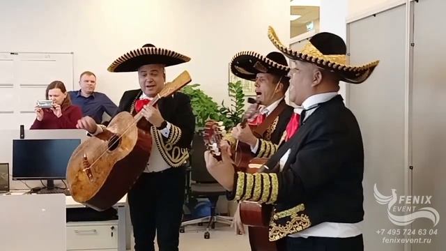 Заказать мексиканский ансамбль на праздник, свадьбу и юбилей - Мариачи на встречу гостей в Москве