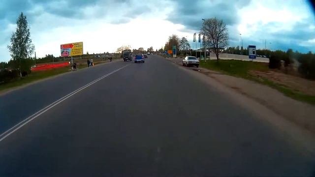 Полоцкое кольцо,за 15 минут 2 ситуации на кольце