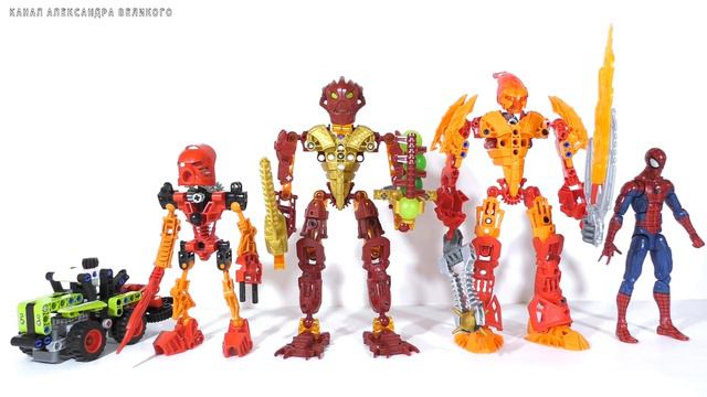 Обзор наборов Lego Bionicle #8727/8728 Джаллер/Хали (Jaller/Hahli) [Тоа Иника: Часть 1]