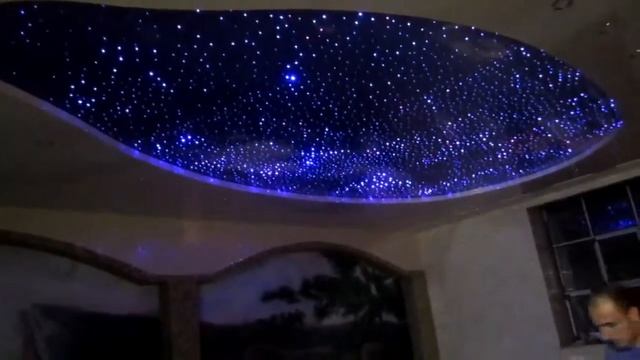 Натяжной потолок "Звездное небо" смотреть онлайн