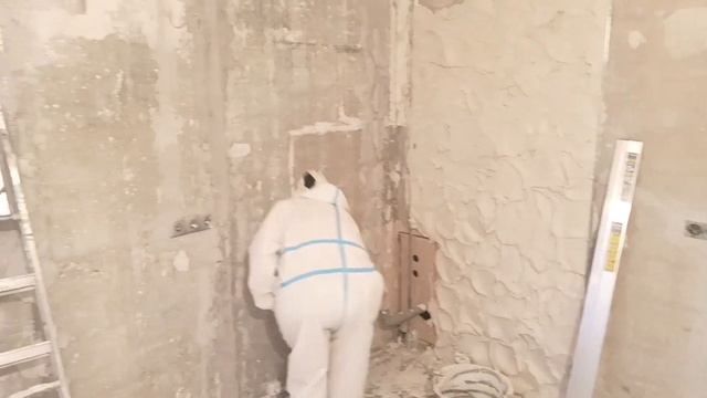 Как начинать штукатурить стену смотреть онлайн