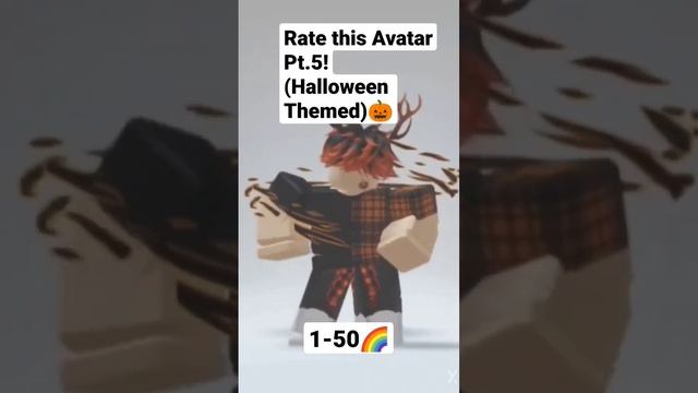 Rate this Avatar Pt.5! ✨ (Halloween Themed ?) #shorts #roblox #halloween