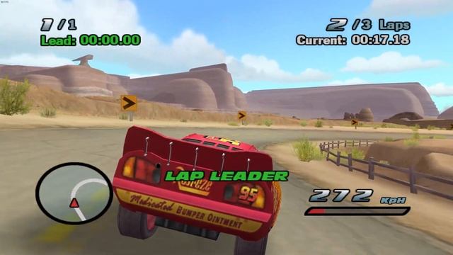 Disney Pixar's Cars the Video Game (2006) - Radiator Springs Grand Prix speedun 1m 43s смотреть онлайн