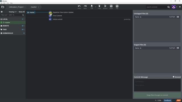 Git Github Gitkraken : Your First Commit смотреть онлайн