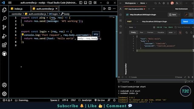 Node.js Tutorial-11: Automate Your Development Workflow with Nodemon | time2code ?