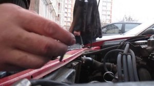 Где находится датчик коленвала (ДПКВ) на c20ne и как его снять