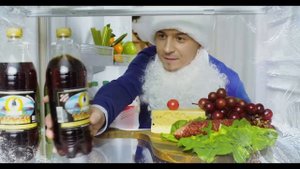 Сергей Адам и Олеся Трускавина для Новогодней рекламы Аян