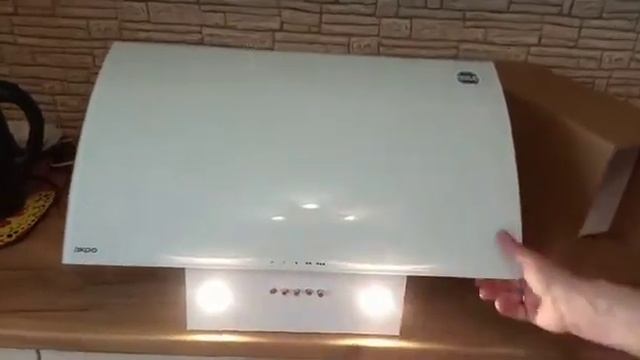 Распаковка - Вытяжка декоративная Akpo Clarus Eco 60 WK-4 смотреть онлайн