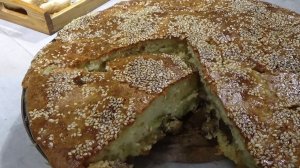 Заливной пирог с картофельно-грибной начинкой!Самый легкий и быстрый рецепт.