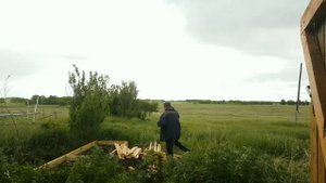 Переезд в деревню. Строю гусятник.