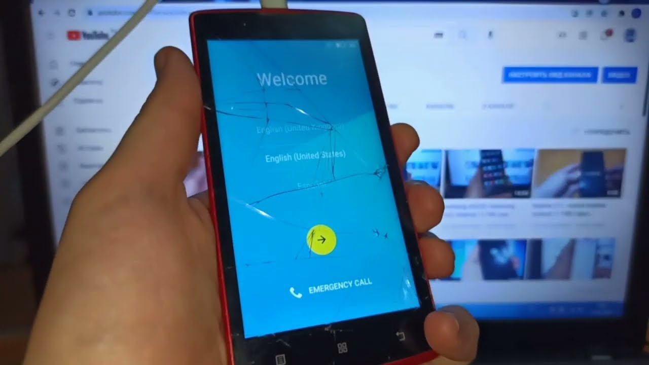 Разблокировка Lenovo A2010, как удалить аккаунт Google после сброса телефона смотреть онлайн