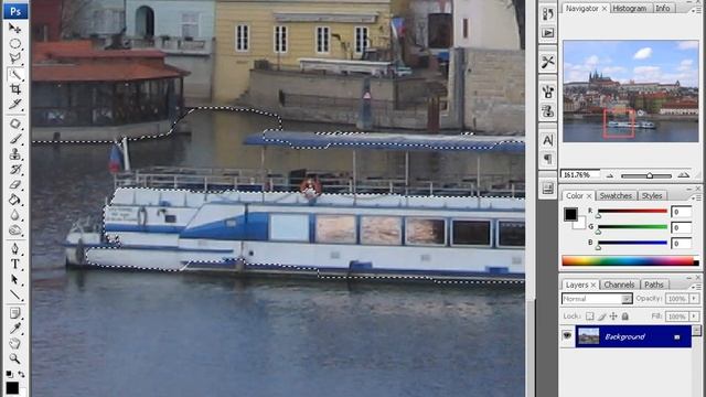 Photoshop cs3|Превращение дневного снимка в вечерний смотреть онлайн