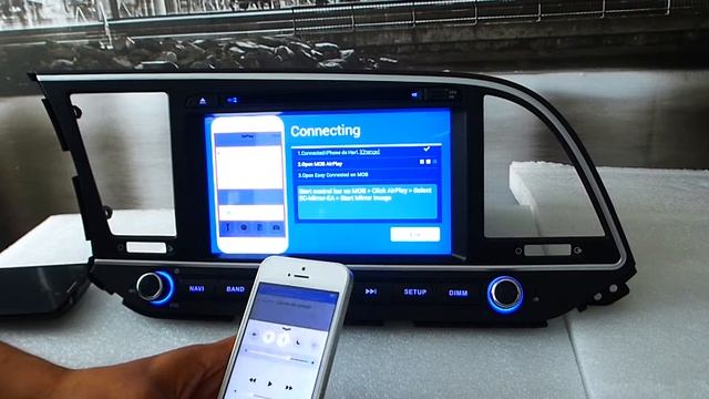 Autoradio Beck: Conexión Smartlink para Iphone vía wifi смотреть онлайн