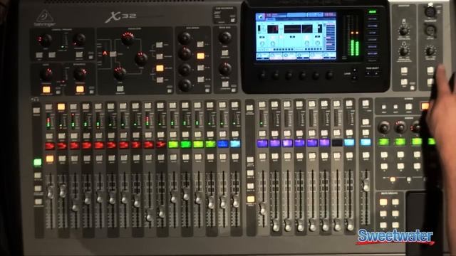 Behringer X32 Digital Console Interface Overview - Sweetwater Sound смотреть онлайн