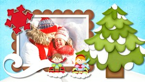 "Christmas". Фотозаменяемый проект для Proshow Producer+переходы+скрап-набор+музыка
