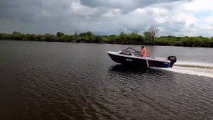 Бриз 17, Yamaha FR 17.               По дороге на РЫБАЛКУ.