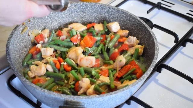 Куриная грудка с овощами смотреть онлайн