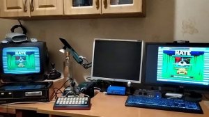 Пентагон 128. Загрузка игры HATE.tap с UNREAL Emulator