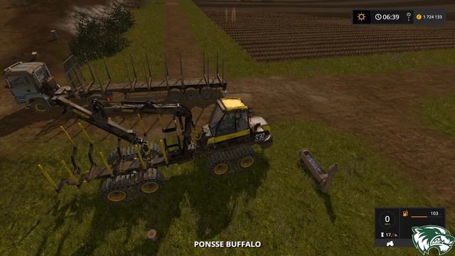 FS17.карта Goldcrest valley.Заготовка леса.Logging смотреть онлайн